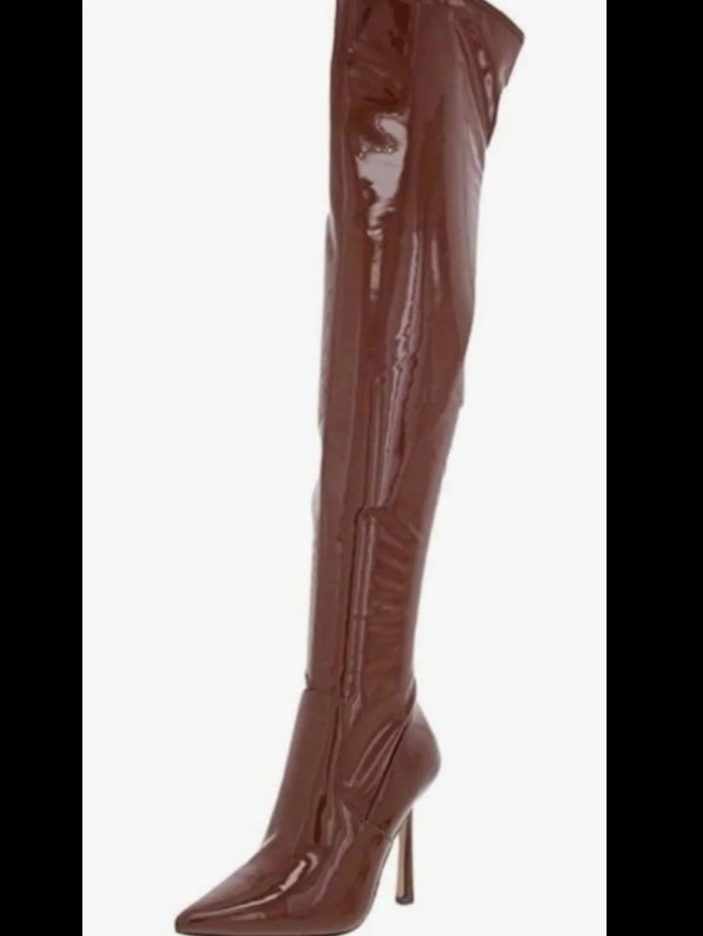 Steve Madden Chestnut Brown Over-the-Knee Stiletto Boots